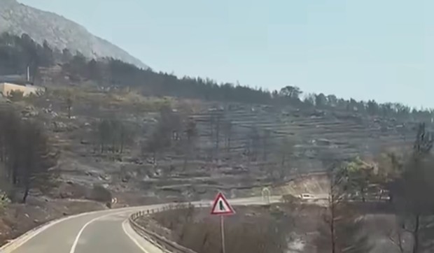 Vožnja magistralom kod Omiša
