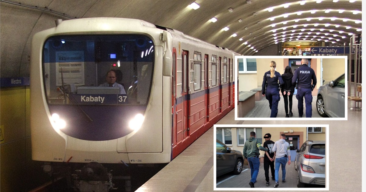 Wpadka grafficiarzy na warszawskim metrze
