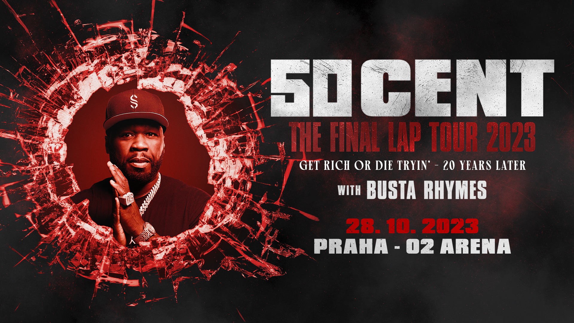 50 Cent vystúpi v Prahe