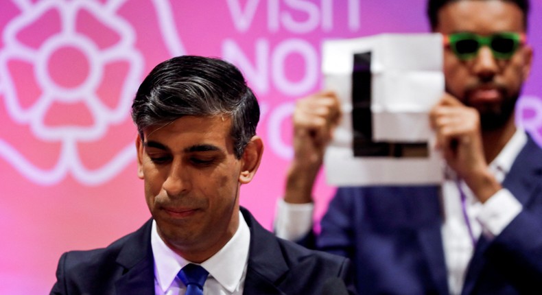 British Prime Minister Rishi Sunak.Temilade Adelaja - WPA Pool/Getty Image