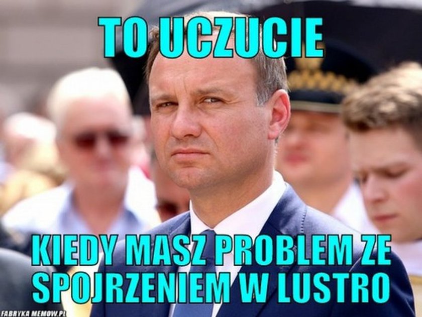 Internauci szydzą z prezydenta Dudy