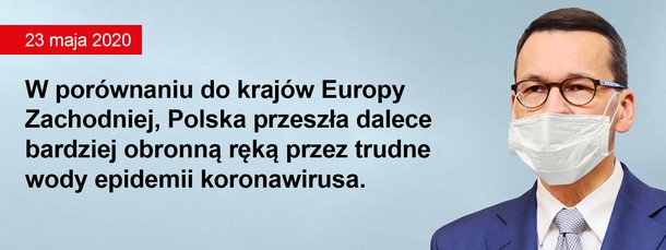 Mateusz Morawiecki o epidemii