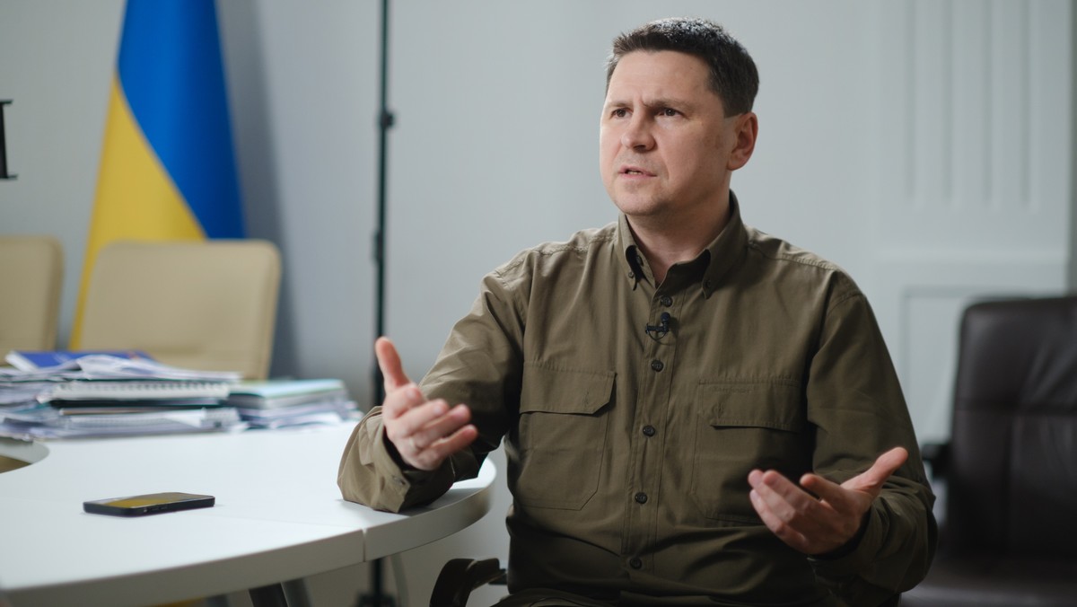 Mychajło Podolak ujawnia warunki negocjacji pokojowych z Ukrainy, w kontekście powrotu Donalda Trumpa do Białego Domu [Źródło: Onet]