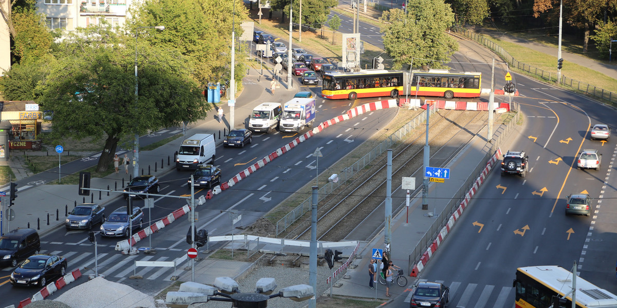 Zmiany na skrzyżowaniu Grójeckiej i Bitwy Warszawskiej