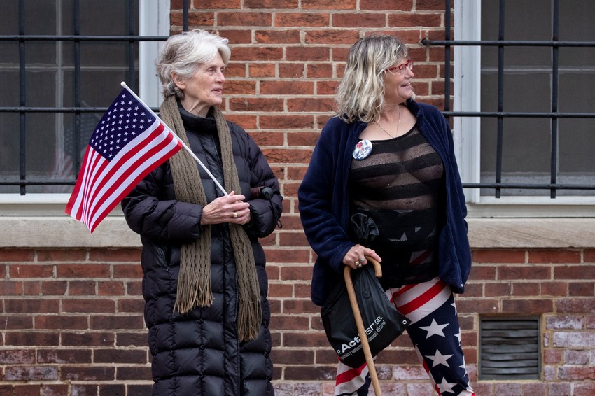 Trampove pristalice u Merilendu protestuju protiv mera zaštite od korona virusa