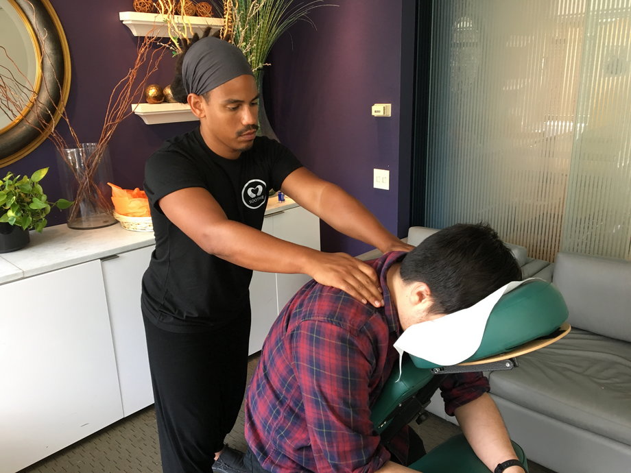 Business Insider's test of Soothe at Work