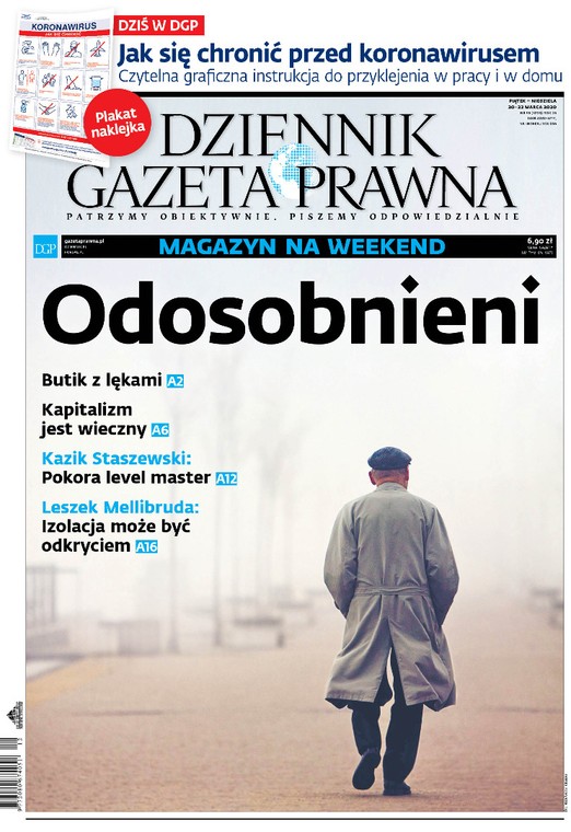 Magazyn DGP okładka 20 marca 2020