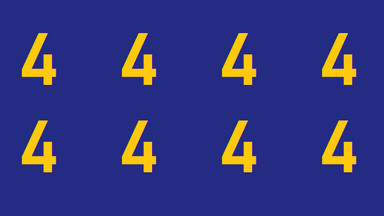 Osiem czwórek — zagadka matematyczna tylko dla bystrzaków