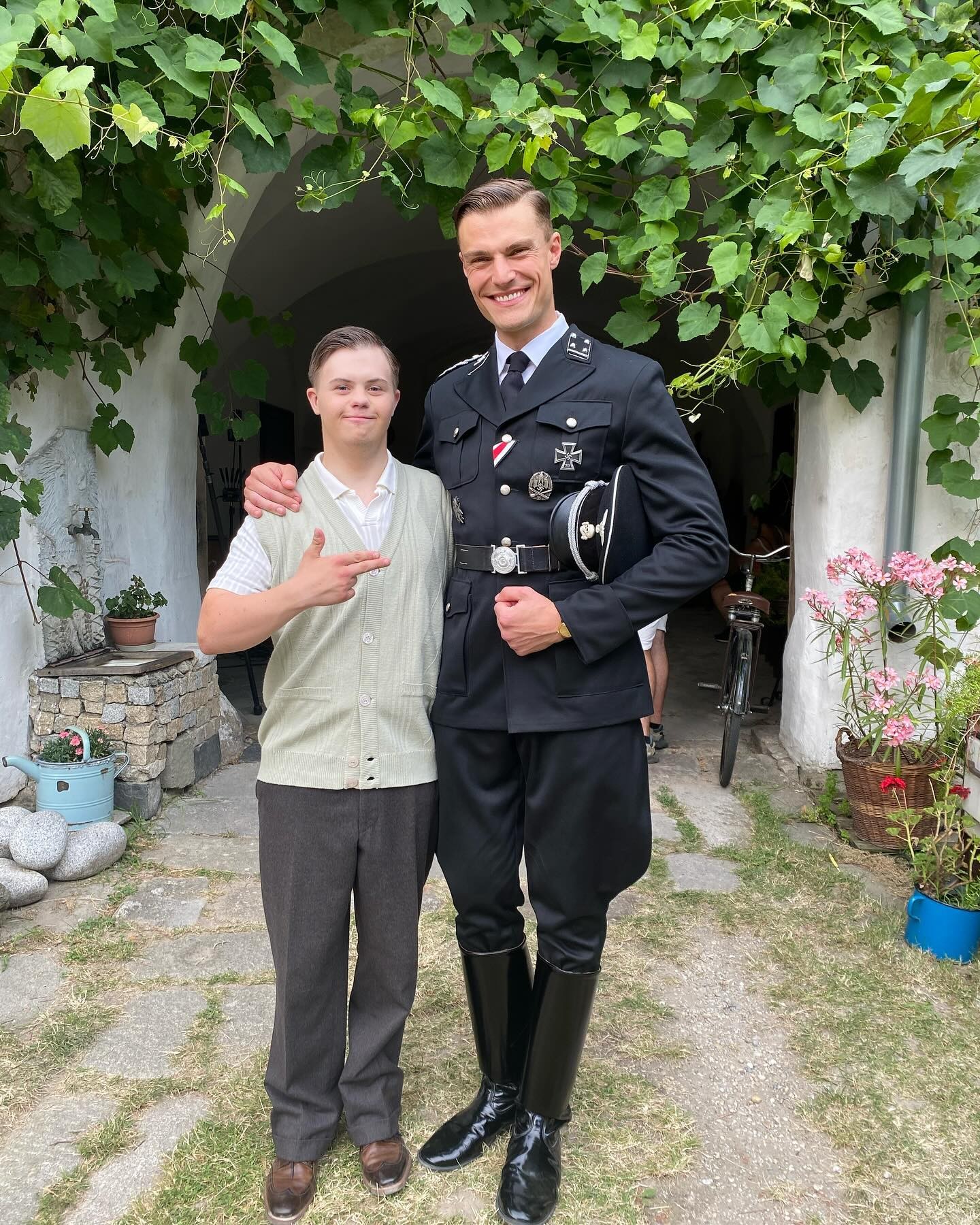 Herec Šimon Jakuš a Ján Bakala.