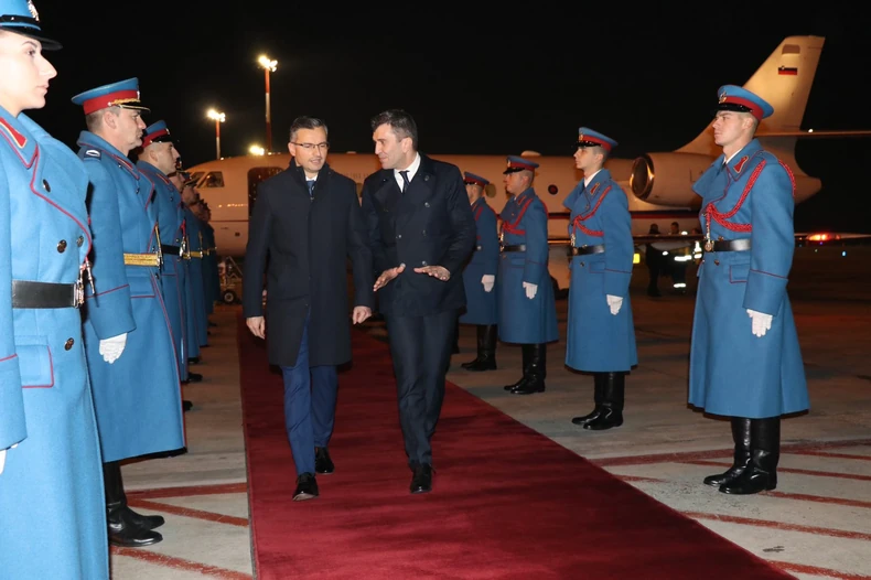 Šarec je sinoć doputovao u Beograd