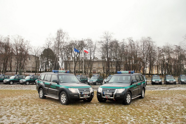 Mistubishi Pajero straży granicznej