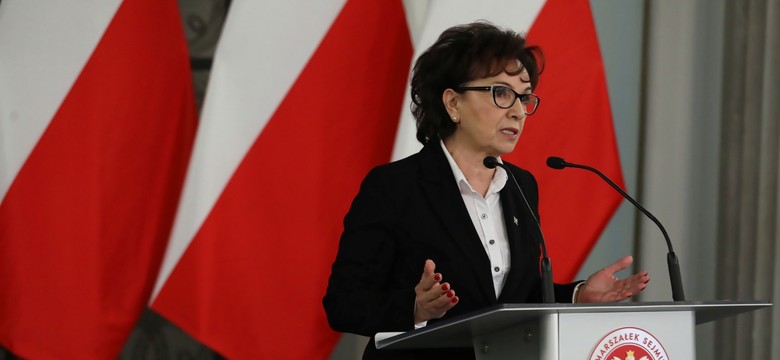Marszałek Witek uderza w senatorów opozycji: Działania niepoważne i szkodliwe dla państwa