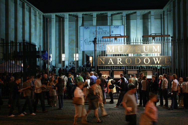 Tradycyjnie już,najtrudniej było się dostać do Muzeum Narodowego
