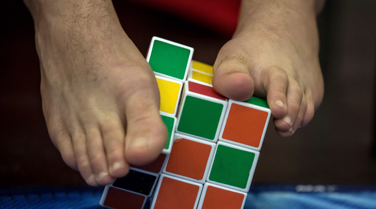 Rubik-kocka Európa-bajnokság Prágában / Fotó: MTI   