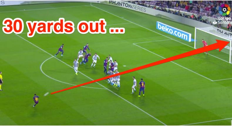 Messi Free Kick