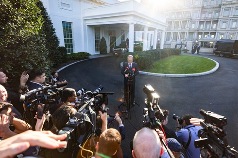 Konferencja Donalda Tuska po spotkaniu z Joem Bidenem / fot. PAP