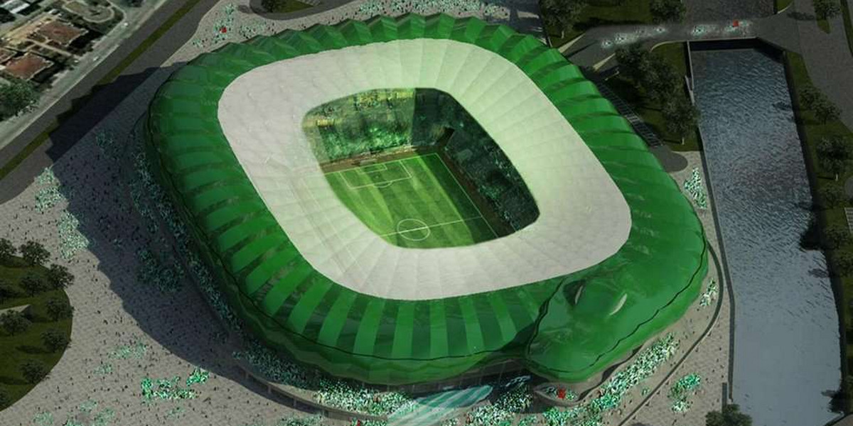 W Turcji powstaje stadion - krokodyl