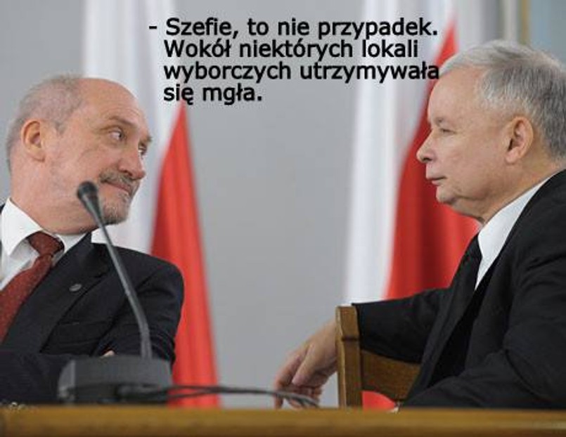 Antoni Macierewicz stwierdził, że PiS ma dowody na wyborcze fałszerstwa i wkrótce przedstawi je sądowi. Czyżby znowu mgła?