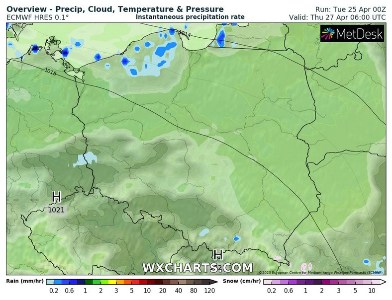 Noc, poza Pomorzem, wszędzie będzie pogodna