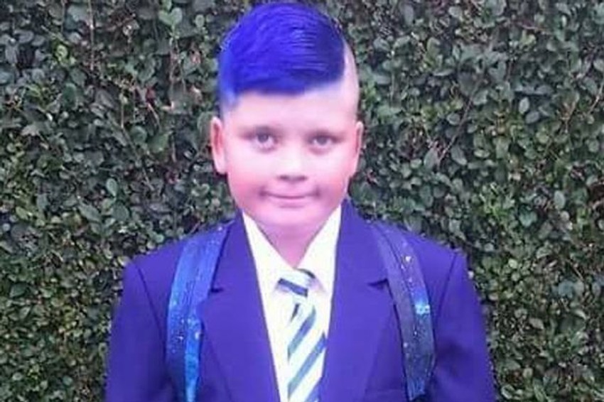 Mlađi ubijeni sin Tristan (13)