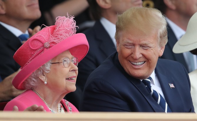 Elizabeta Druga i Donald Tramp