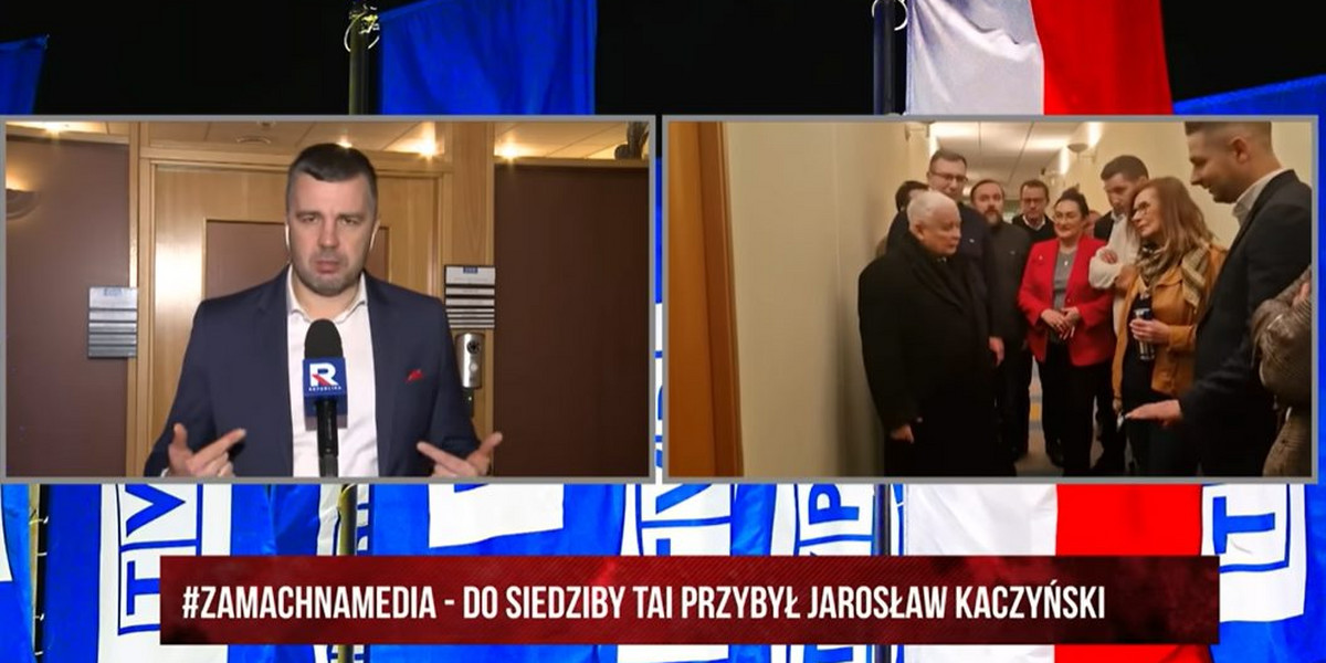 Michał Rachoń w TVP Info