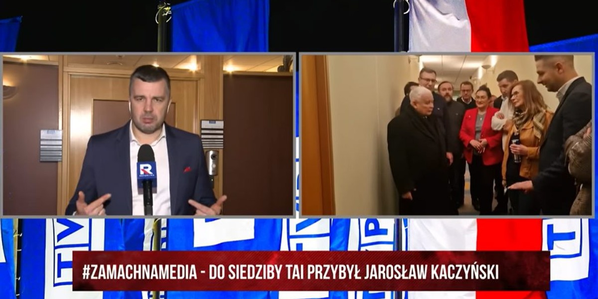 Michał Rachoń w TVP Info