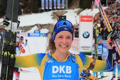 PŚ w biathlonie: Oeberg znów najlepsza w sprincie, 24. miejsce Żuk