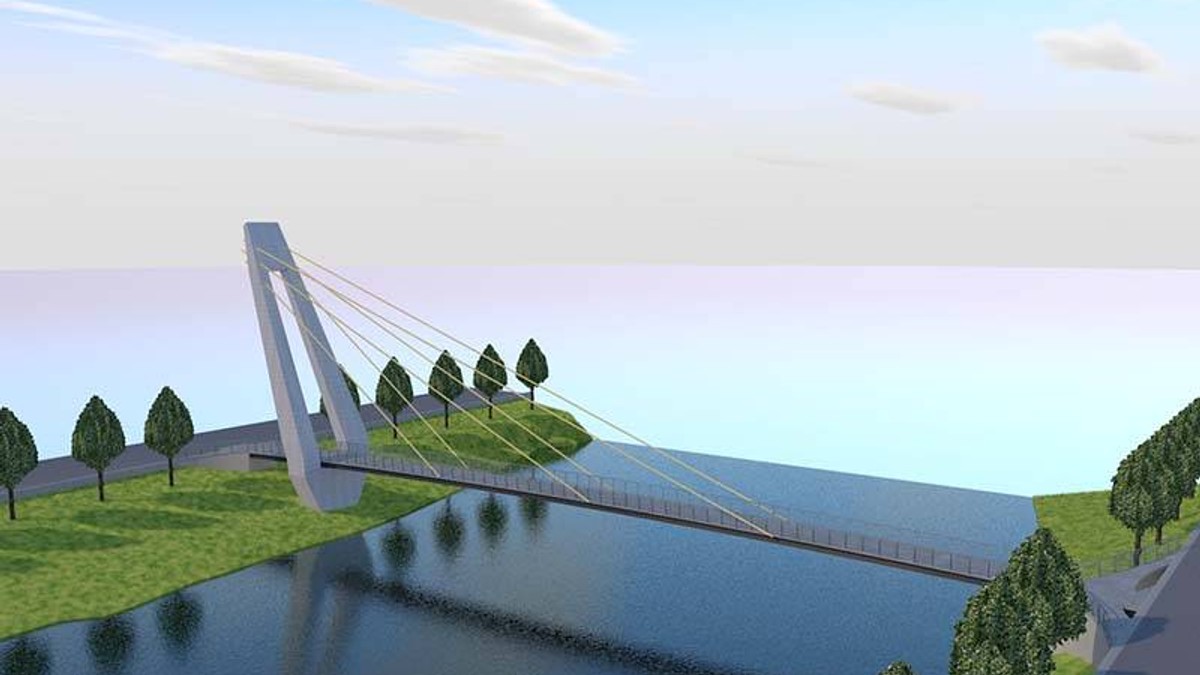 Izgled novog mosta na Limu, u Priboju