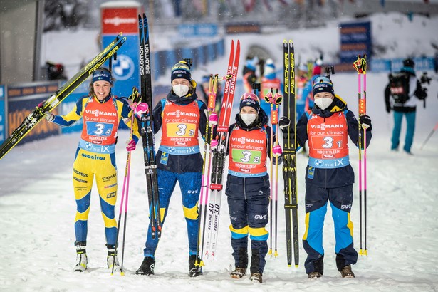 Szwedzka sztafeta kobiet w biathlonie