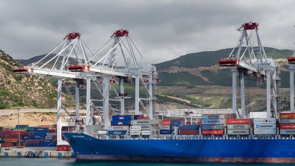 Port w Tangerze. To tu odkryto próbę przemytu narkotyków