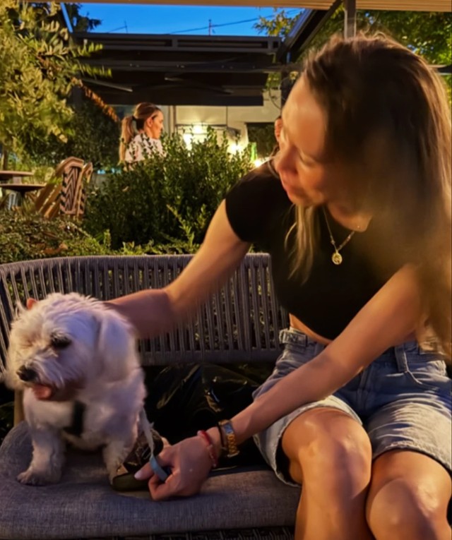 Nataša Kojić sa psom