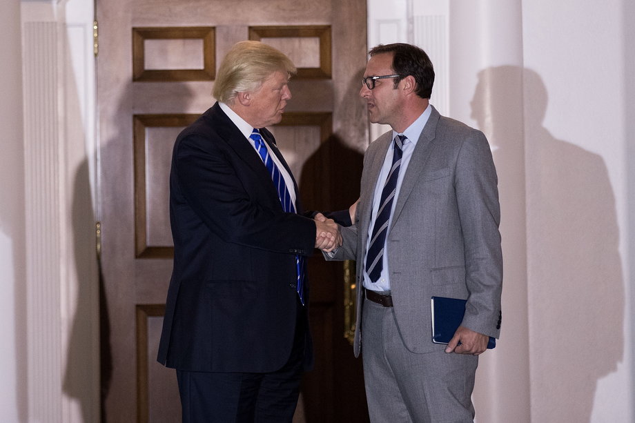 Trump and Todd Ricketts, his pick for deputy commerce secretary.