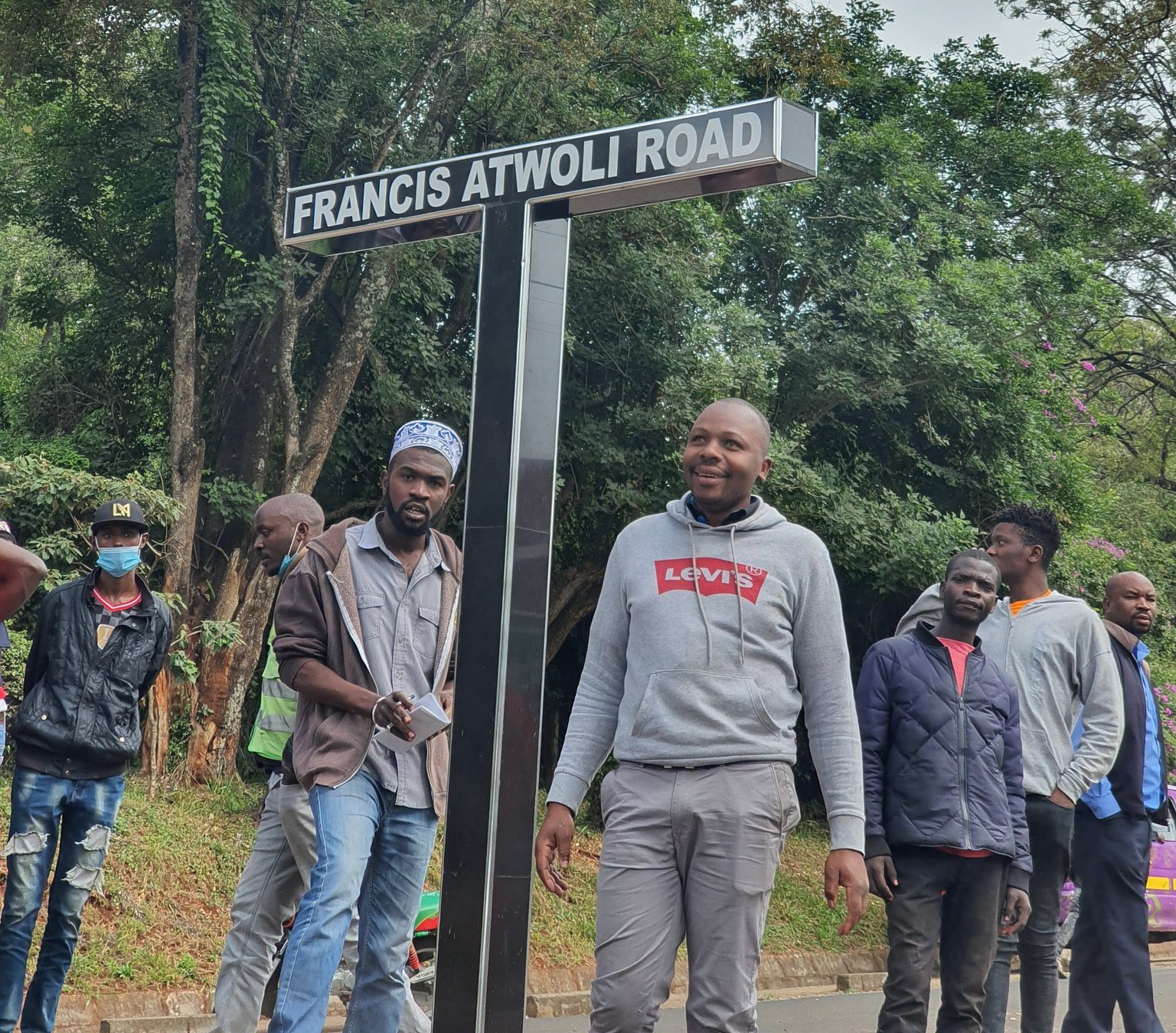 New look Atwoli Road sign