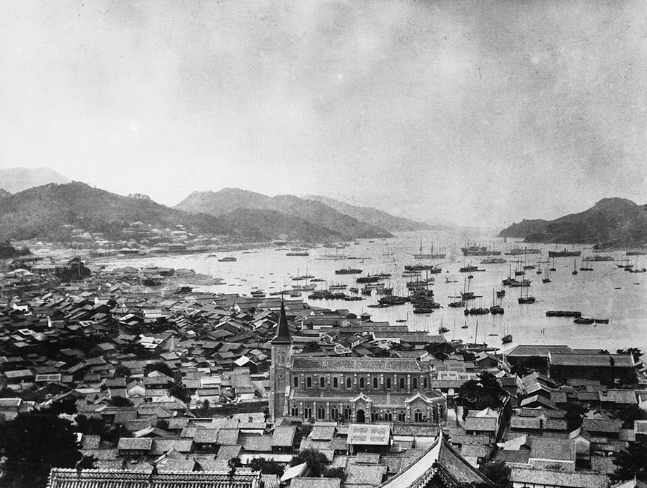 Nagasaki około 1920 roku