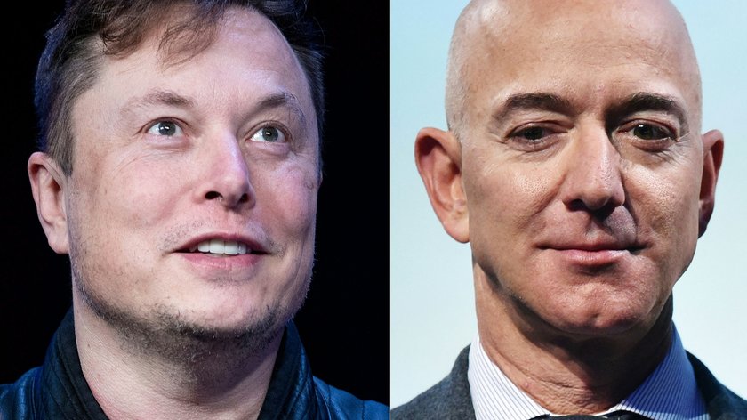 Elon Musk i Jeff Bezos