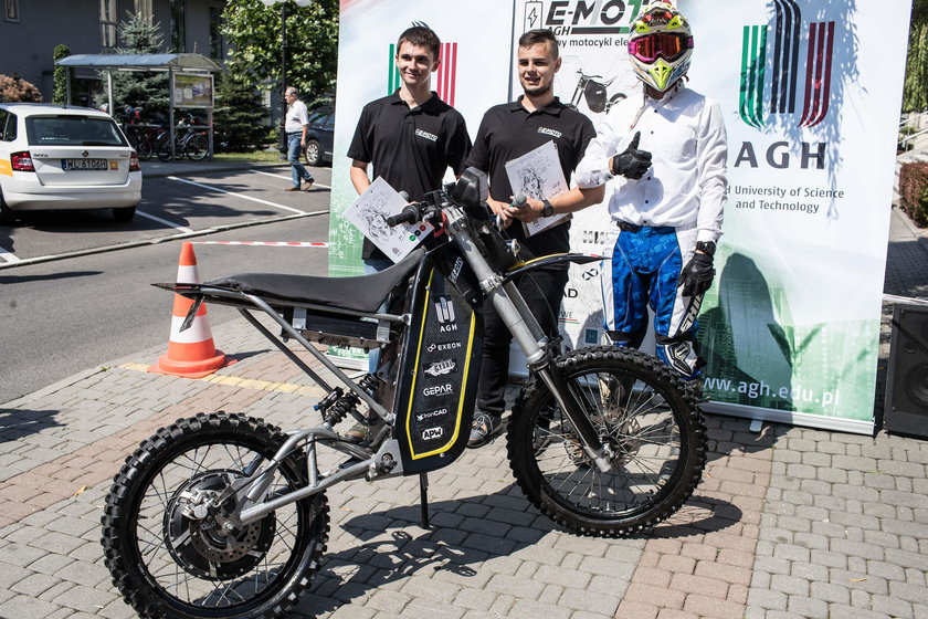 Studenci z AGH zbudowali elektryczny motocykl