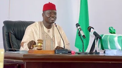 Ebonyi State Governor, Francis Nwifuru. [Twitter:@MediaTalkAfrica]