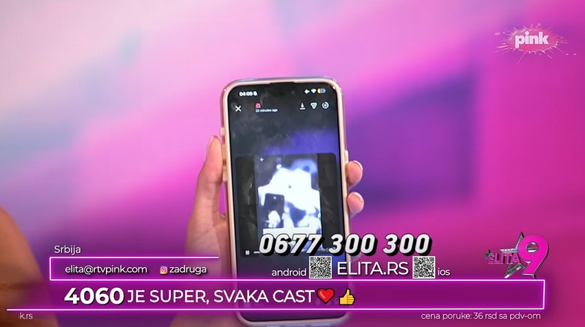 Voditeljka pustila šok snimak na kom se sumnja da je Sandra s Gastozom