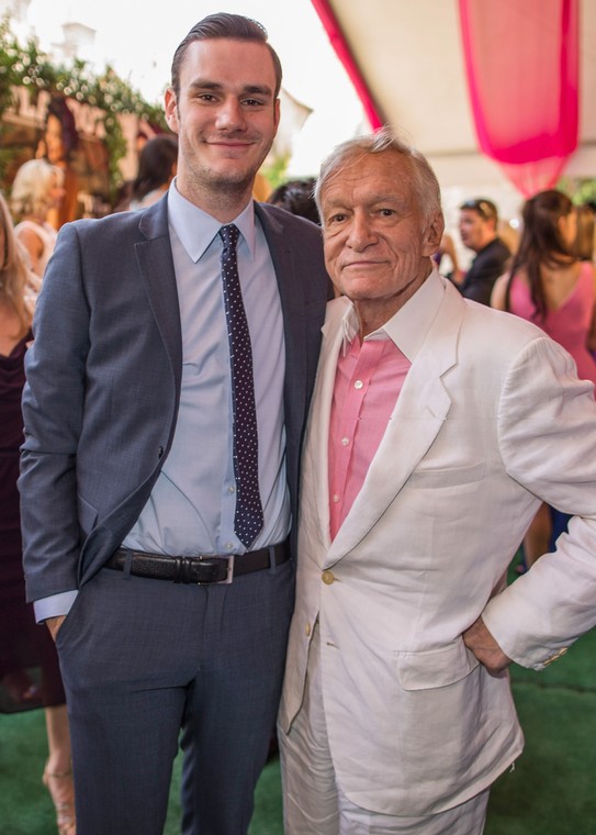 Cooper Hefner i Hugh Hefner