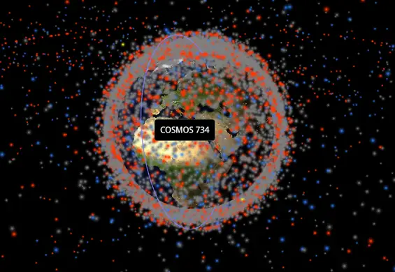 Co krąży wokół Ziemi? Ta mapa pokazuje, ile m.in. śmieci zostawiliśmy już w kosmosie