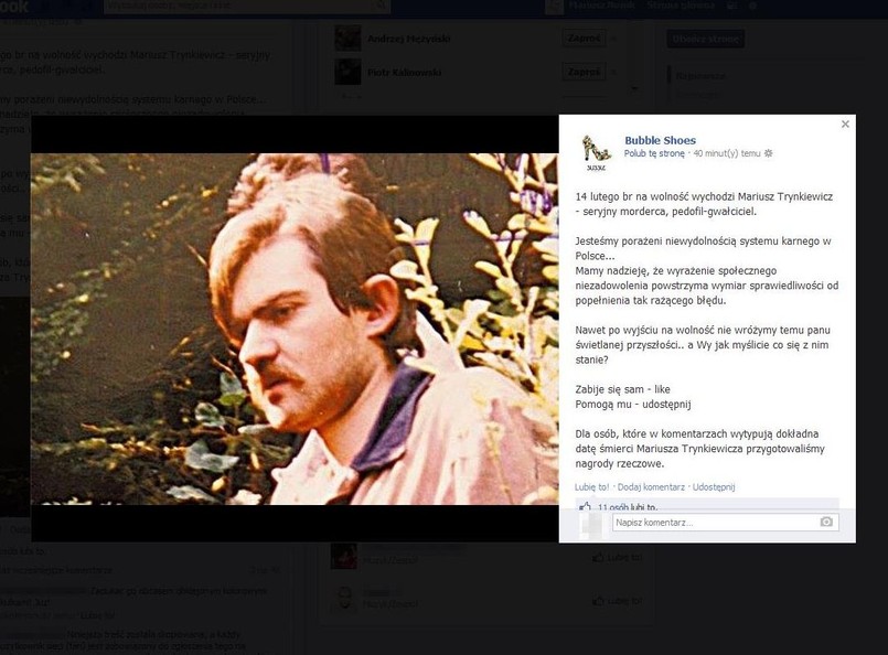 Mariusz Trynkiewicz w konkursie sklepu obuwniczego? "Dla osób, które w komentarzach wytypują dokładną datę śmierci Mariusza Trynkiewicza, przygotowaliśmy nagrody rzeczowe"