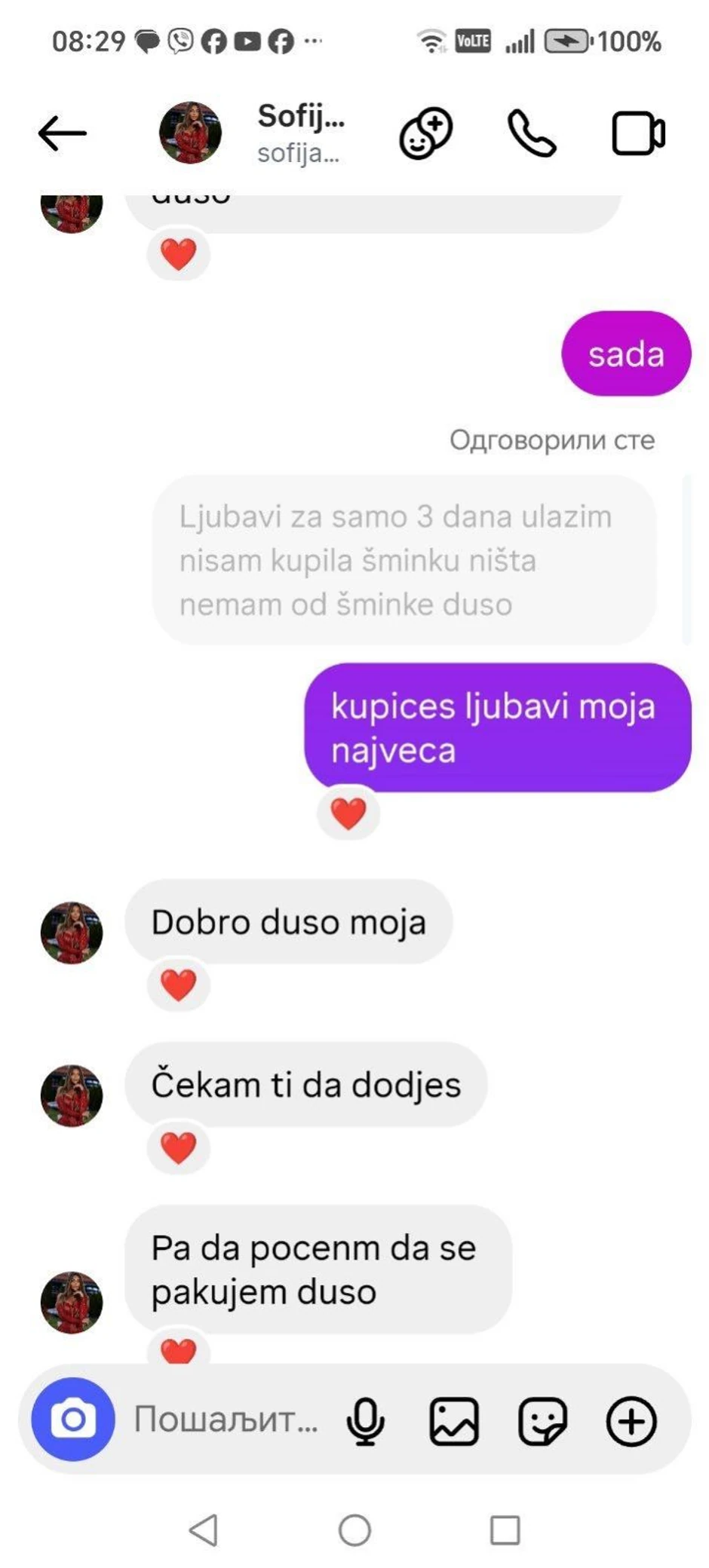 Poruke Daneta i Sofije