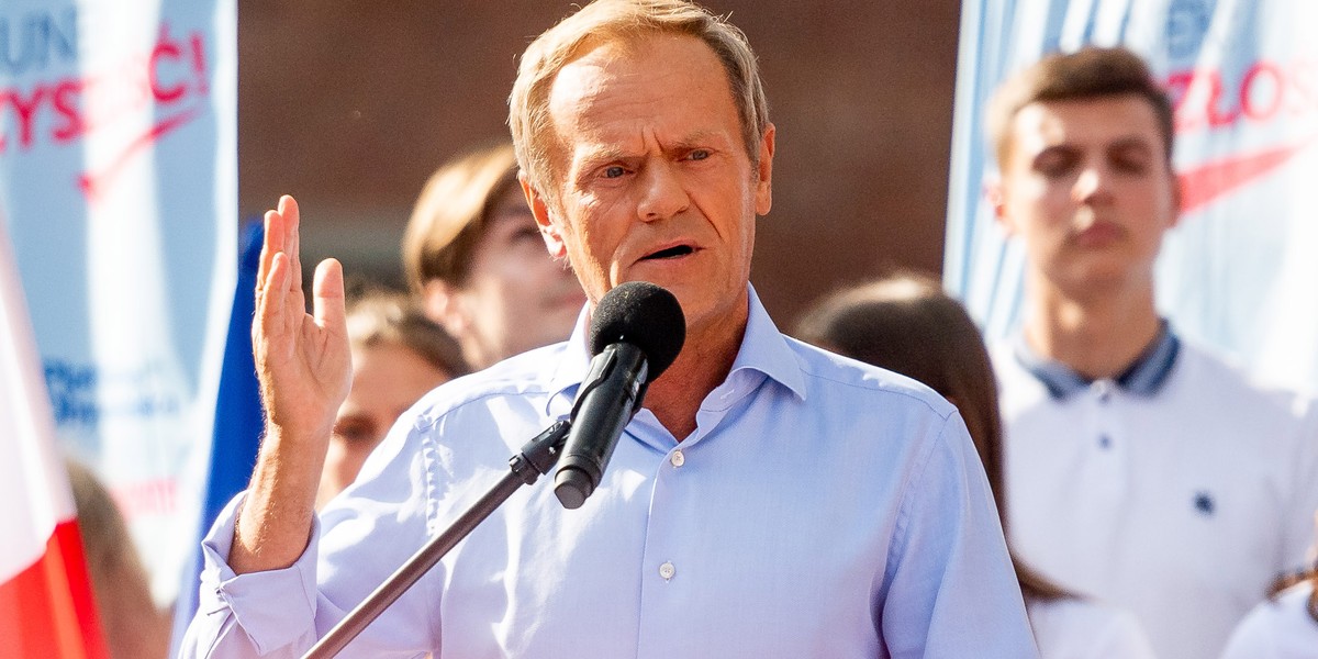 Donald Tusk w Gdańsku.