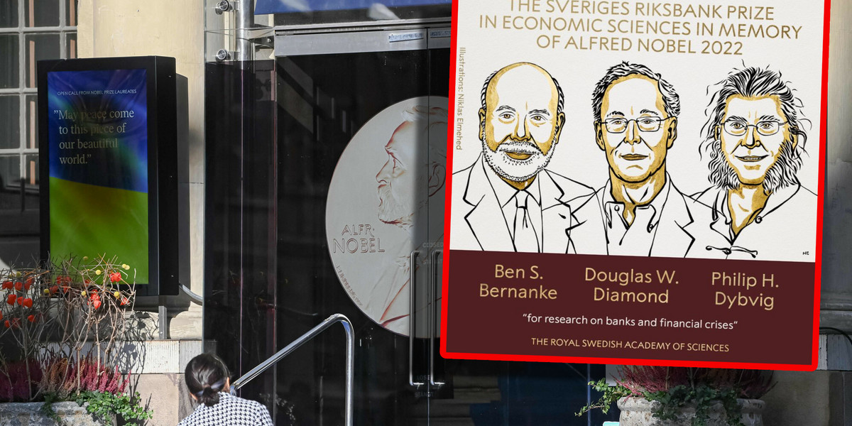 Ben S. Bernanke, Douglas W. Diamond oraz Philip H. Dybvig zostali laureatami Nagrody Banku Szwecji im. Alfreda Nobla w dziedzinie ekonomii
