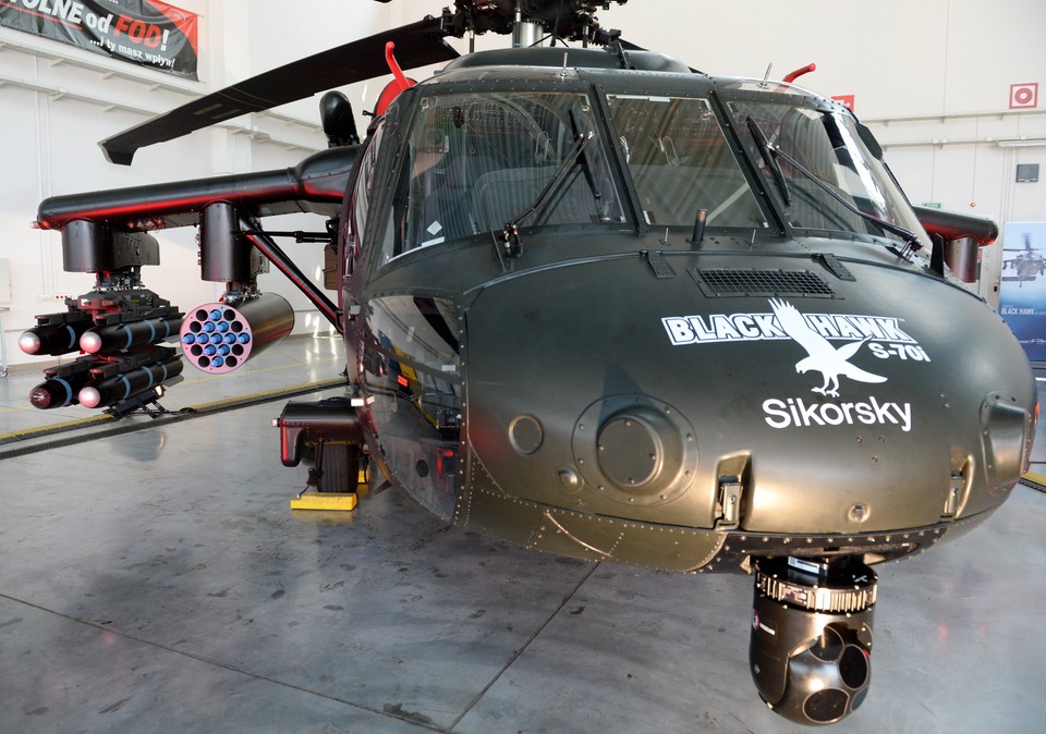 MIELEC PZL BLACK HAWK POKAZ (śmigłowiec Black Hawk)