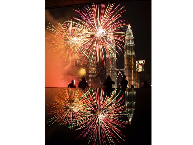 Sylwestrowa zabawa w Malezji