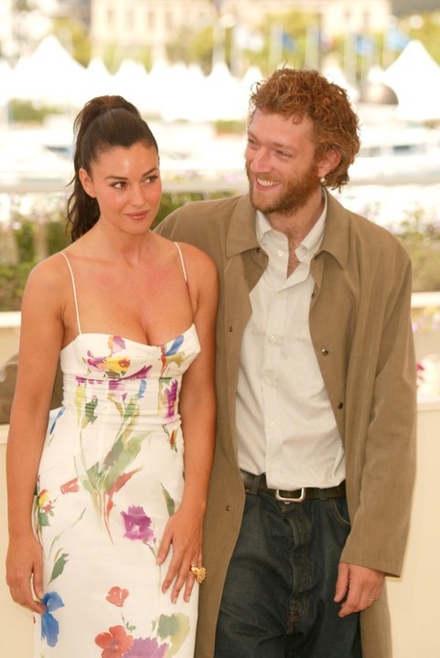 Monica Bellucci i Vincent Cassel w 2002 roku na festiwalu w Cannes