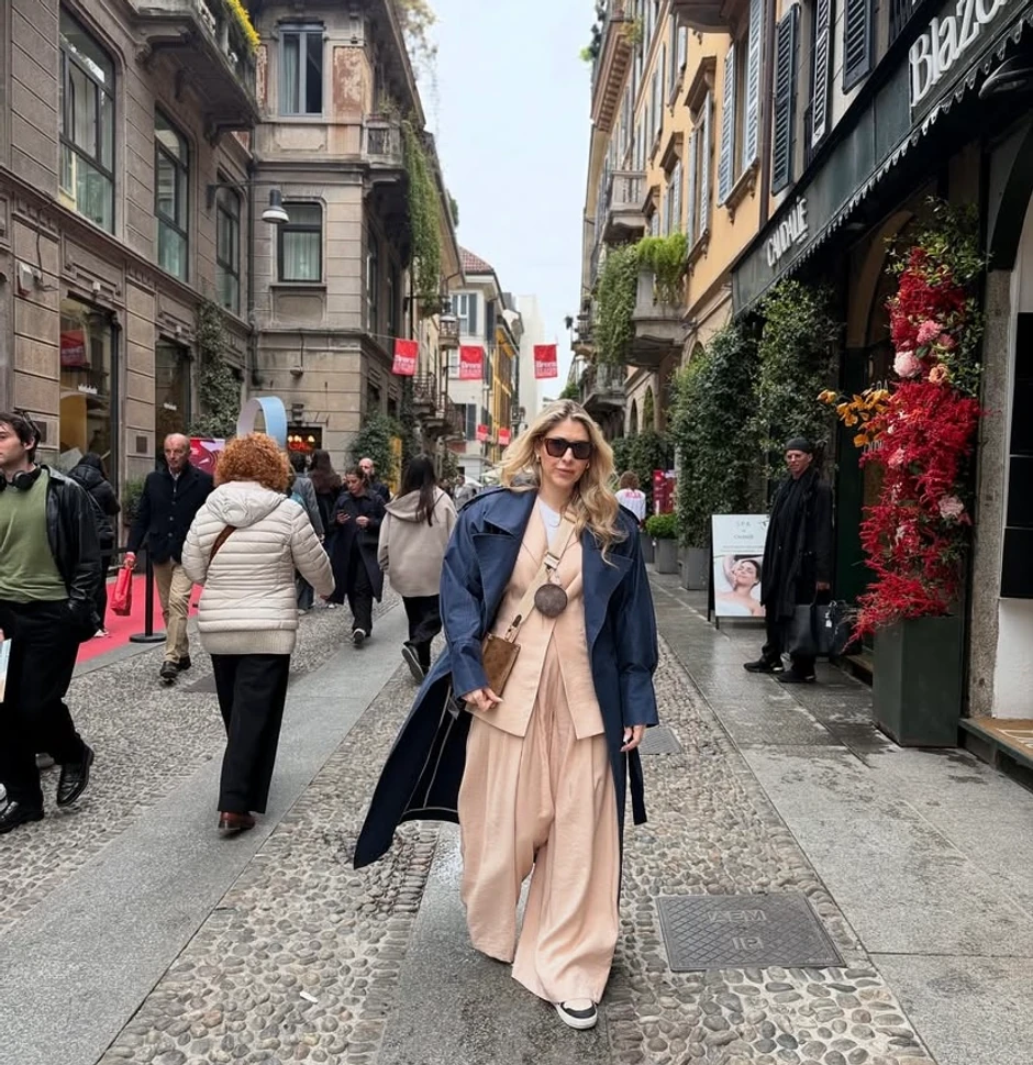 Kristina Radenković, objava iz Italije