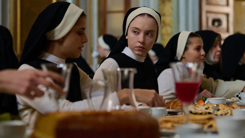 Sidney Sweeney in the movie "Immaculate, very clean, very organized"
